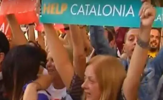 Barcelona referendum 2017: 450,000 protests at the streets as threats of violence looms large