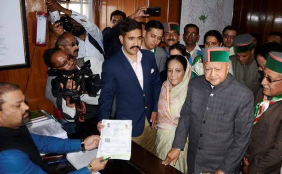 Himachal Pradesh Assembly Elections: Prem Kumar Dhumal, CM Virbhadra Singh's son, Vikramaditya file papers, nominations soar to 479