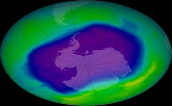 Ozone layer hole shrinks to smallest size since 1988 due to higher temperature over Antarctica, NASA reveals