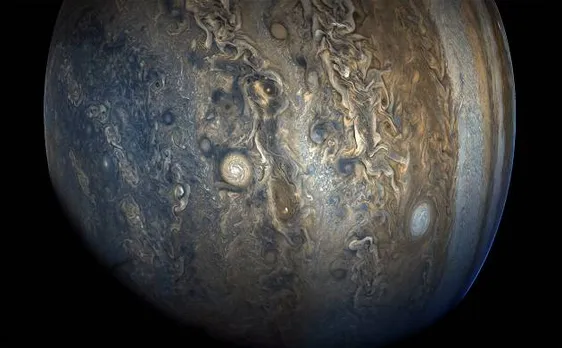 NASA's Juno spacecraft releases astonishing picture of Jupiter's southern hemisphere