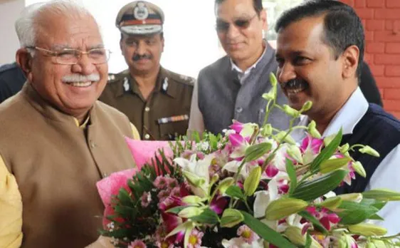 Delhi air pollution: CM Arvind Kejriwal meets Haryana CM ML Khattar in Chandigarh