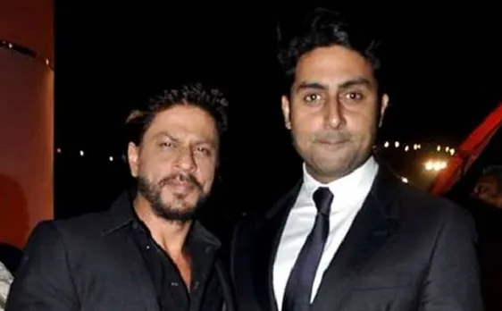 Watch: Abhishek Bachchan, Shah Rukh Khan on the wheel!