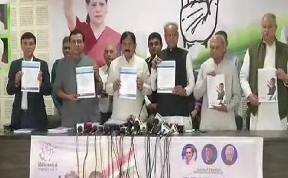 Congress releases Gujarat election manifesto; promises to waive farmers loan, laptops for students