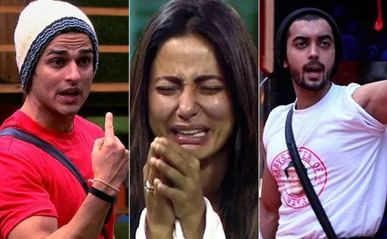 Bigg Boss 11: Luv Tyagi-Priyank Sharma engage in an UGLY fight; Hina Khan BREAKS down in tears (watch video)