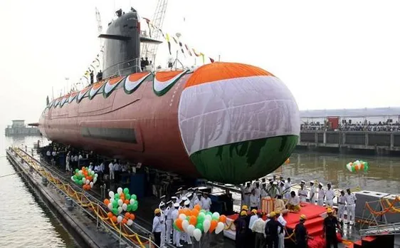 PM Narendra Modi dedicates first made-in-India Scorpene class submarine INS Kalvari to nation 