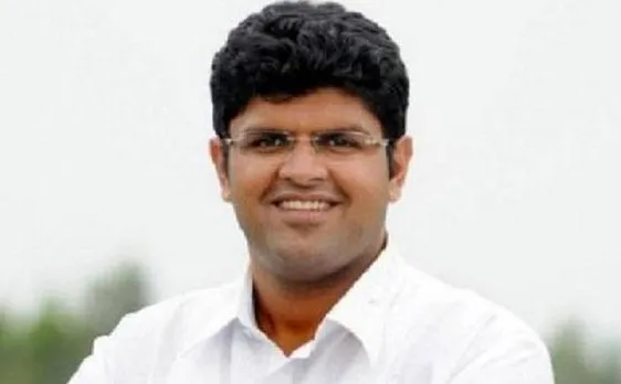 INLD's Dushyant Chautala rides a tractor to Parliament