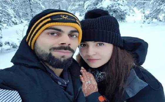 Virat Kohli and Anushka Sharma share honeymoon photo from â€˜Heavenâ€™