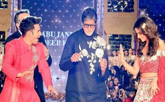 Amitabh Bachchan, Shah Rukh Khan, Varun Dhawan, Alia Bhatt descend to Mukesh Ambani's stage on Reliance's 40th birth anniversary