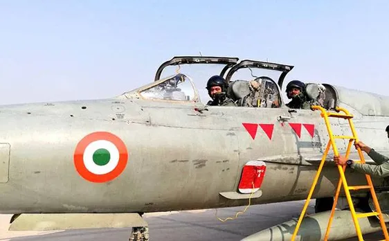 WATCH | Air Chief Marshal flies last sortie of Hawkeyes aircraft