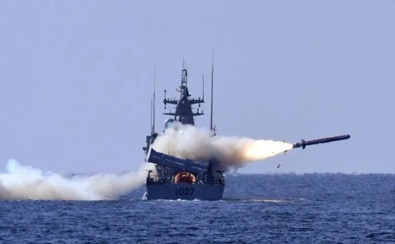 Pakistan Navy test fires naval cruise missile 'Harba' from PNS Himmat