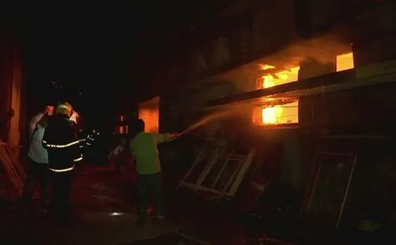 Fire at Cinevistas film studio in Kanjur Marg, Mumbai