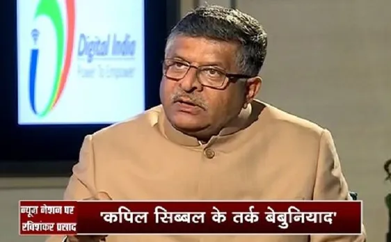 By backing Triple Talaq Bill, Sonia could have washed off her husband's sins, says Law Minister Ravi Shankar Prasad