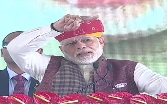 Congress brings drought where ever it goes, says Modi at Barmer refinery launch
