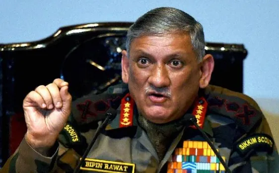 Chinese army base at Doklam not permanent structure, says Bipin Rawat 