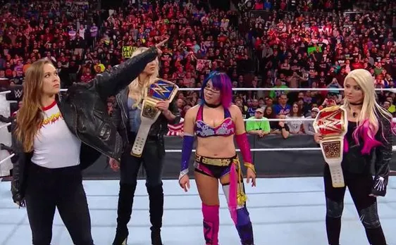 WWE : Asuka wins first ever Royal Rumble; Ronda Rousey FINALLY debuts  