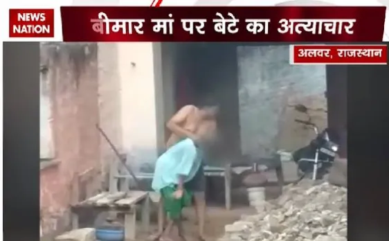 Watch Video | Rajasthan Mmn chokes his 82-year-old paralytic mother in Alwar