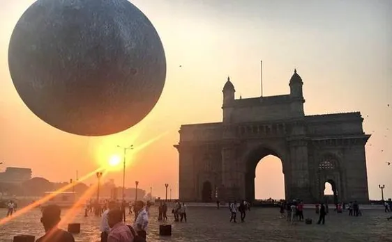 Moon at your doorstep! Giant Lunar replica unveiled at Gateway of India, Mumbai