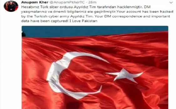 Pro-Pakistan groups hack Twitter handles of Kiran Bedi, Anupam Kher, Ram Madhav