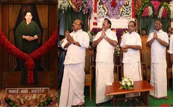 Jayalalithaa's portrait unveiled in Tamil Nadu Assembly, DMK says â€˜black dayâ€™; moves to HC for removal