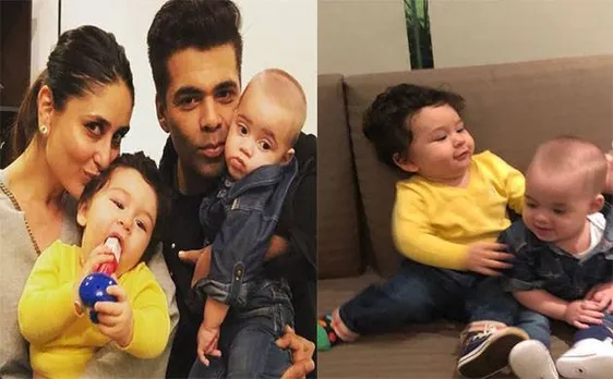 Taimur Ali Khan-Yash Johar are FUTURE musicians, KJo shares snap and you can't miss it (see pics)