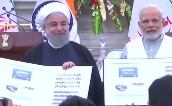 India-Iran joint statement: PM Modi, President Rouhani issue joint postal stamp