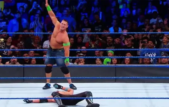 WWE Smackdown results: John Cena BEATS AJ Styles to make WWE title match at Fastlane a six pack challenge 