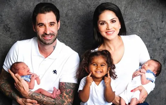 Sunny Leone, Daniel Weber announce birth of their twins, shares first pic
