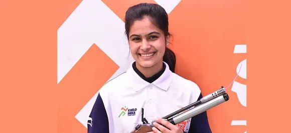 Manu Bhaker shoots gold in ISSF junior World Cup