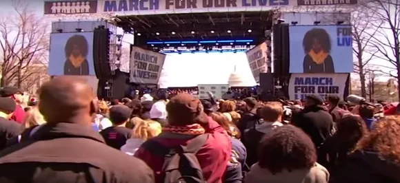 March for Our Lives: Thousands gather outside White House to protest US gun violence