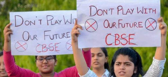 Delhi students continue to throng CBSE office in protest against re-examination