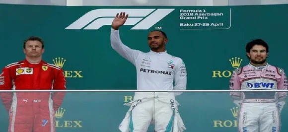Sebastian Vettel wins Azerbaijan Grand Prix after Red Bull collision