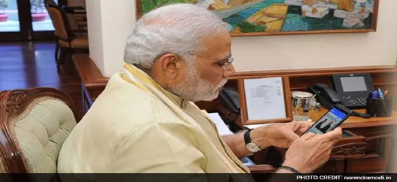 PM Narendra Modi interacts with 25 lakh voters in Karnataka via 'NaMo' app