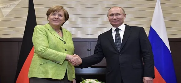 Russian President Vladimir Putin, German Chancellor Angela Merkel discuss Iran nuclear deal