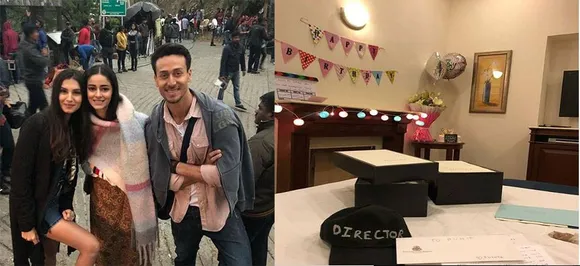 Tiger Shroff, Ananya Panday, Tara Sutaria SURPRISE SOTY 2 director Punit Malhotra on his birthday (see pics) 