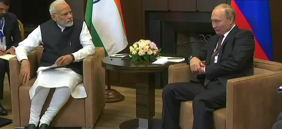 Sochi Summit: PM Modi meets Putin, hails Russia's role in helping India get permanent SCO membership