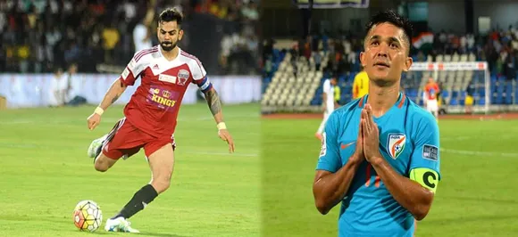 Virat Kohli supports Sunil Chhetri, urges sports fans to watch football team play in stadium