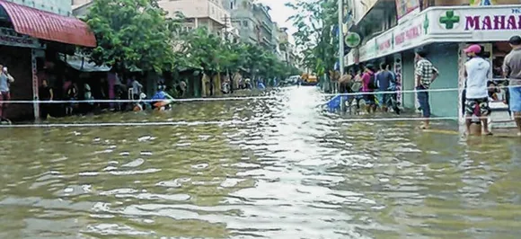 Roads turn into rivers as heavy rains trigger flash floods in Imphal Valley