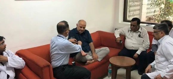 AAP Dharna: On fast for six days, Manish Sisodia admitted to hospital