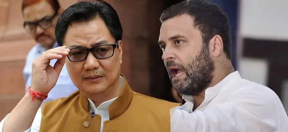 Kiren Rijiju hits back at Rahul Gandhi, says not BJP but your family â€˜ruinedâ€™ Kashmir