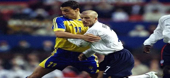 England vs Sweden: David Beckham, Ibrahimovic agree on mega bet 