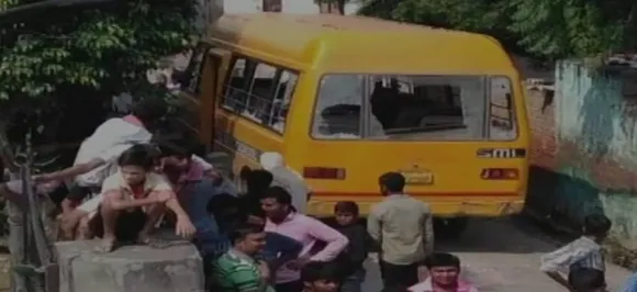 Girl dies after being hit by school bus