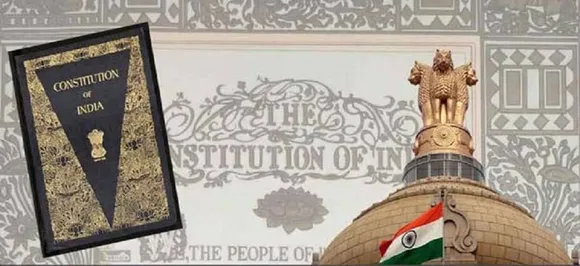Man held for burning copy of Constitution