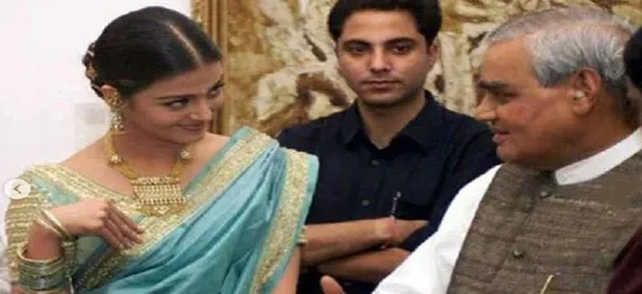 Aishwarya Rai Bachchan shares throwback pic with late PM Atal Bihari Vajpayee