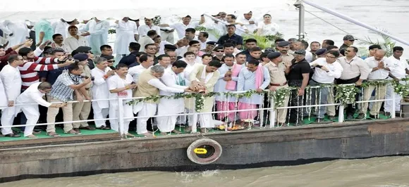 Former PM Vajpayeeâ€™s ashes immersed in Assamâ€™s Brahmaputra, Barak rivers