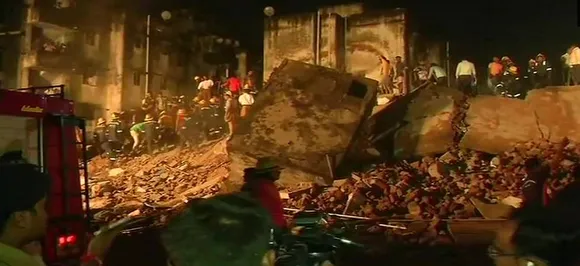 Ahmedabad: Four-storey building collapses in Odhav area; one dead, 4 rescued