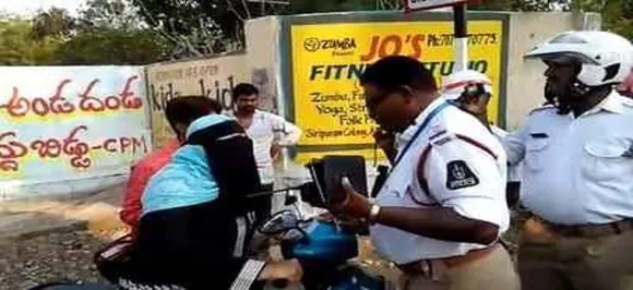 Video of woman abusing traffic personnel goes viral on the internet