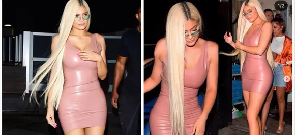 Kylie Jenner stuns in a tightest latex dress we've ever Seen!