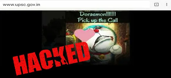 UPSC website hacked! Hackers play 'Doraemon' title song in background