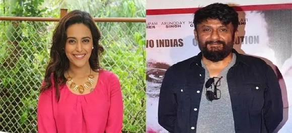 Vivek Agnihotri forced to delete abusive tweet against Swara Bhaskar