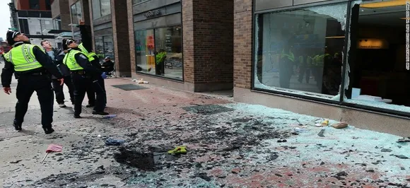 10 injured, hundreds evacuated after dozens of explosions hit Boston buildings